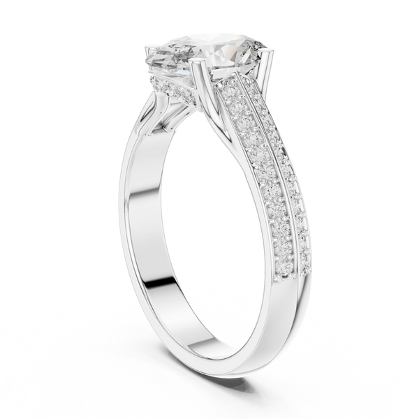 Ocean Tide Lab Grown Diamond Wave Ring