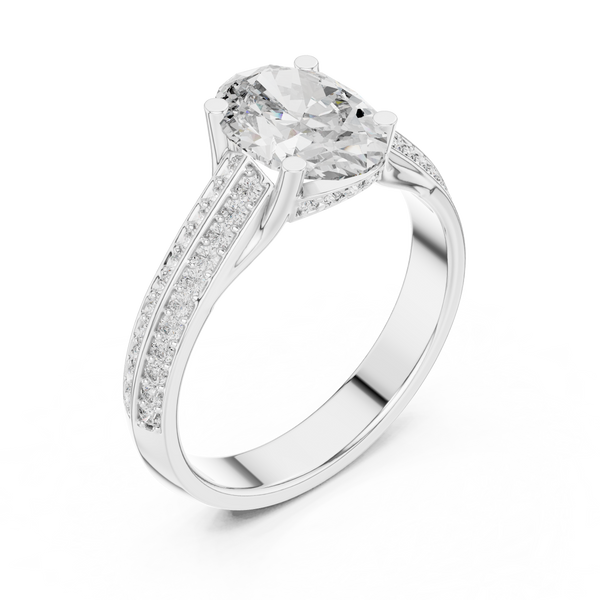 Ocean Tide Lab Grown Diamond Wave Ring