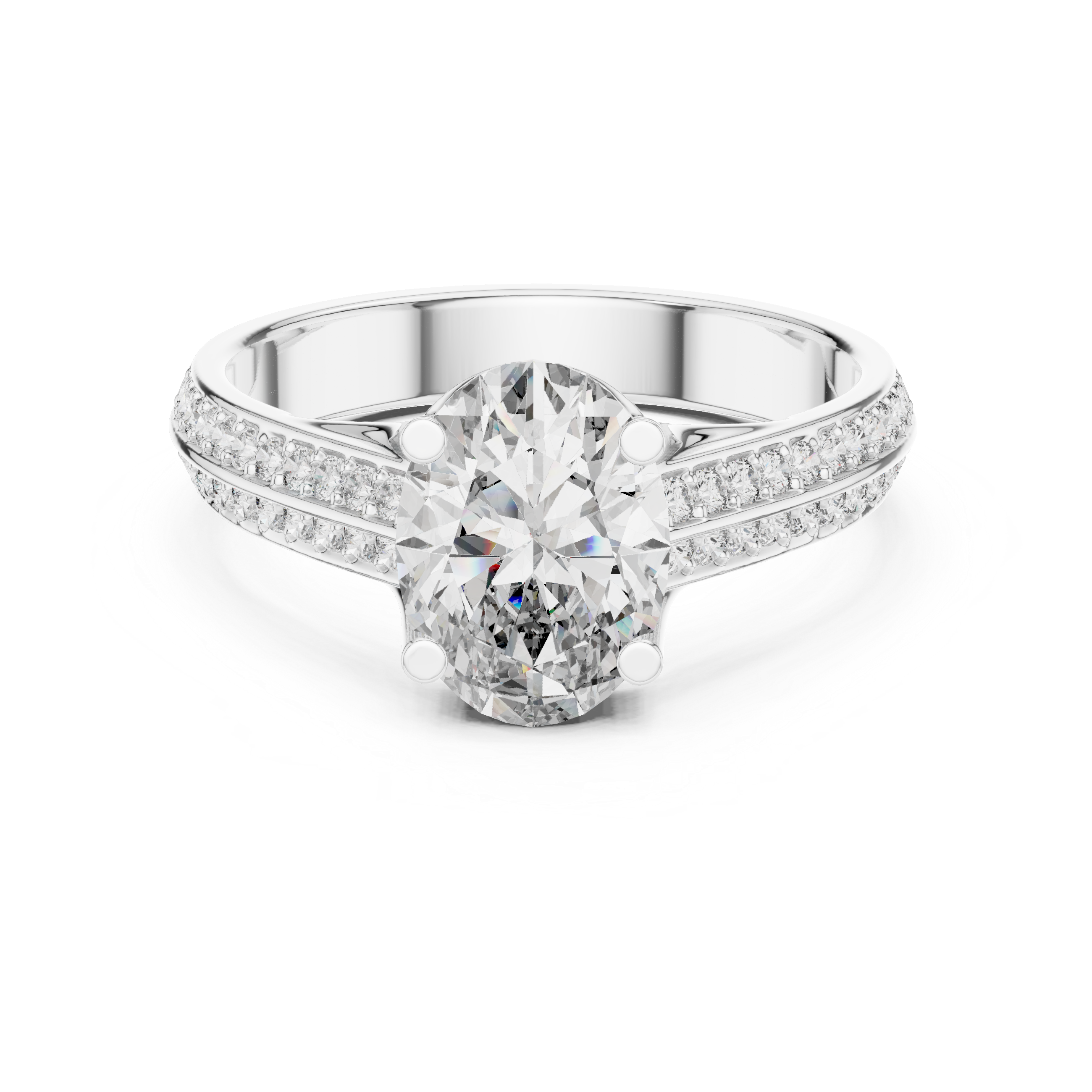 Ocean Tide Lab Grown Diamond Wave Ring