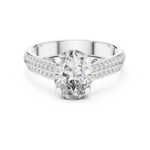 Ocean Tide Lab Grown Diamond Wave Ring