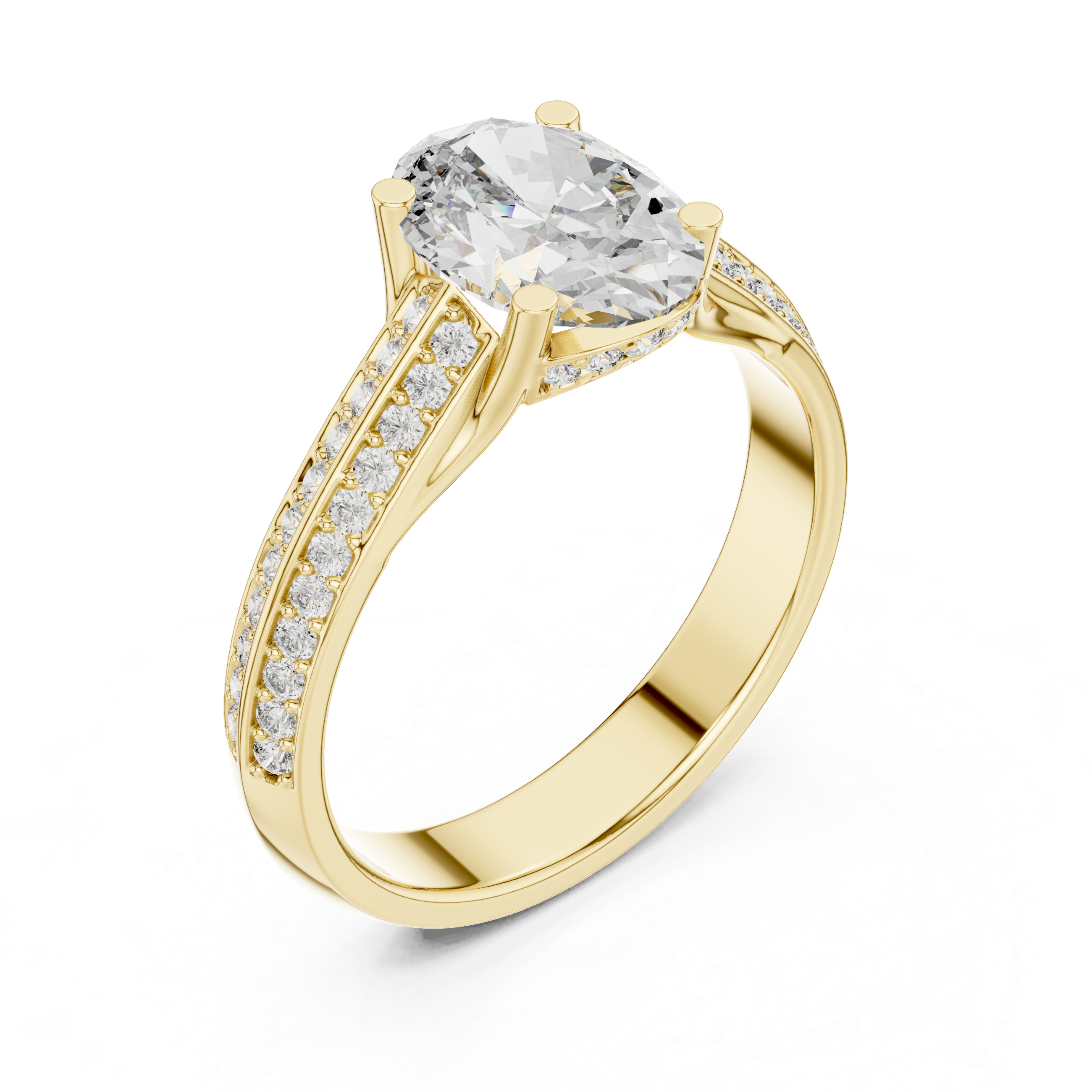 Ocean Tide Lab Grown Diamond Wave Ring