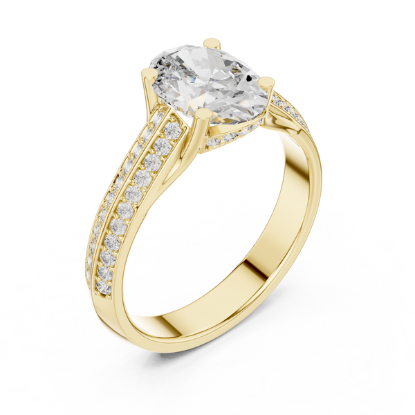 Ocean Tide Lab Grown Diamond Wave Ring
