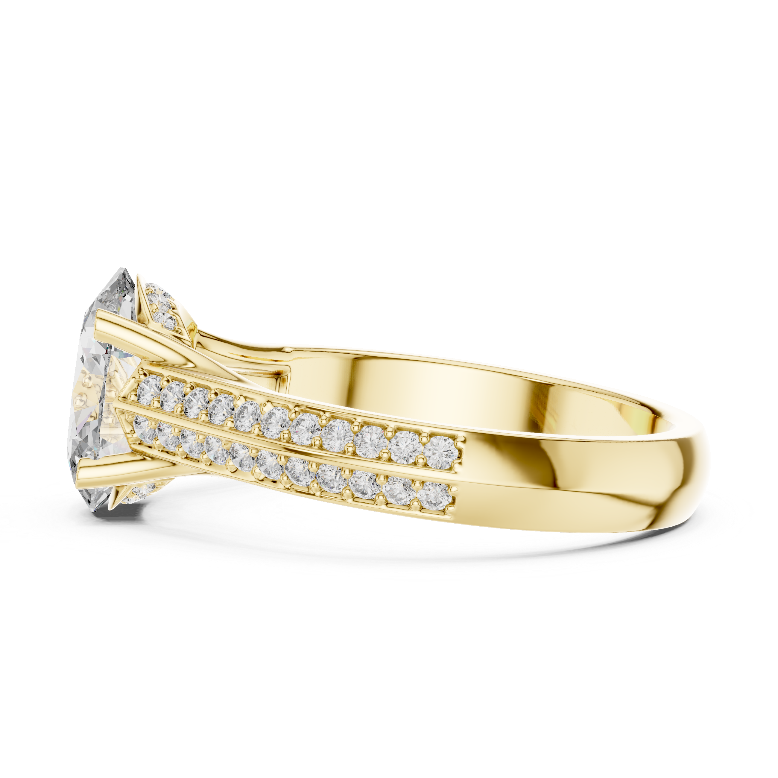 Ocean Tide Lab Grown Diamond Wave Ring