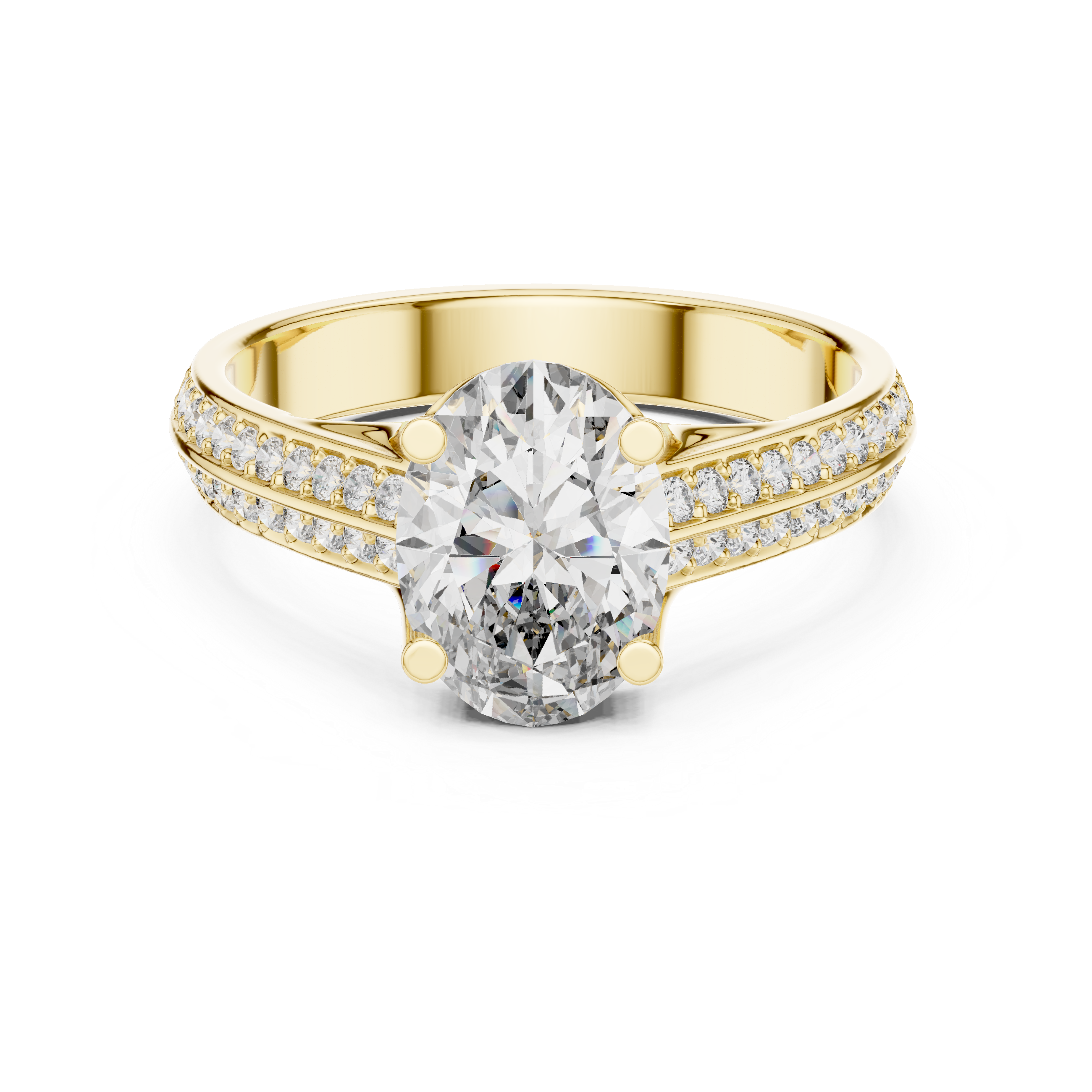 Ocean Tide Lab Grown Diamond Wave Ring