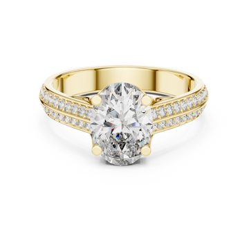 Ocean Tide Lab Grown Diamond Wave Ring