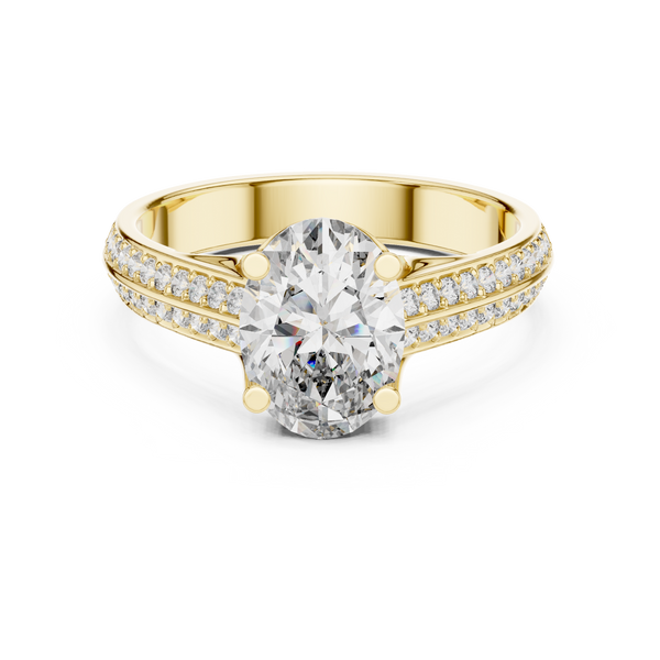 Ocean Tide Lab Grown Diamond Wave Ring
