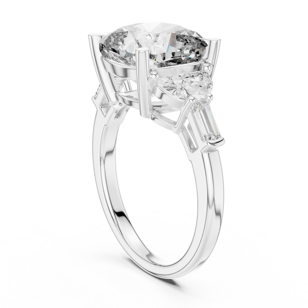Siren Whisper Lab Grown Diamond Swirl Ring