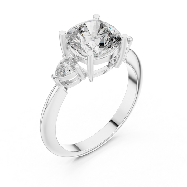 Velvet Petal Lab Grown Diamond Marquis Ring
