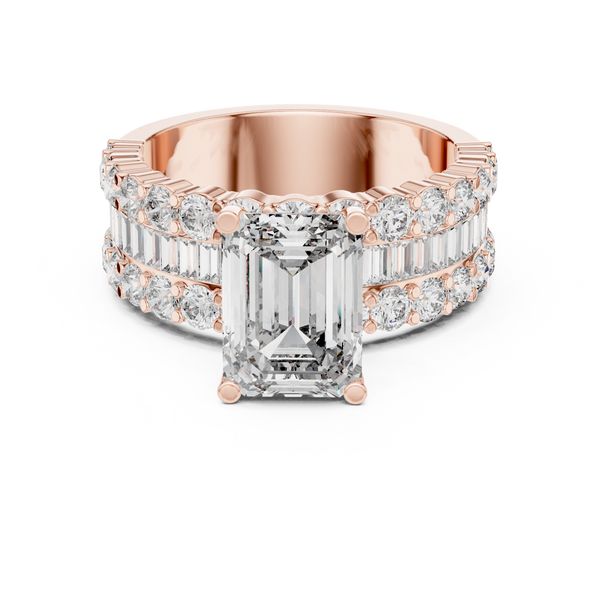 Twin Spark Lab Grown Diamond Duet Ring