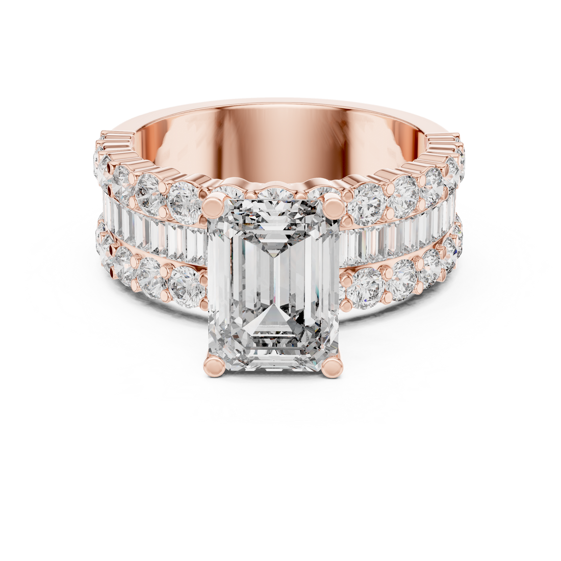 Twin Spark Lab Grown Diamond Duet Ring