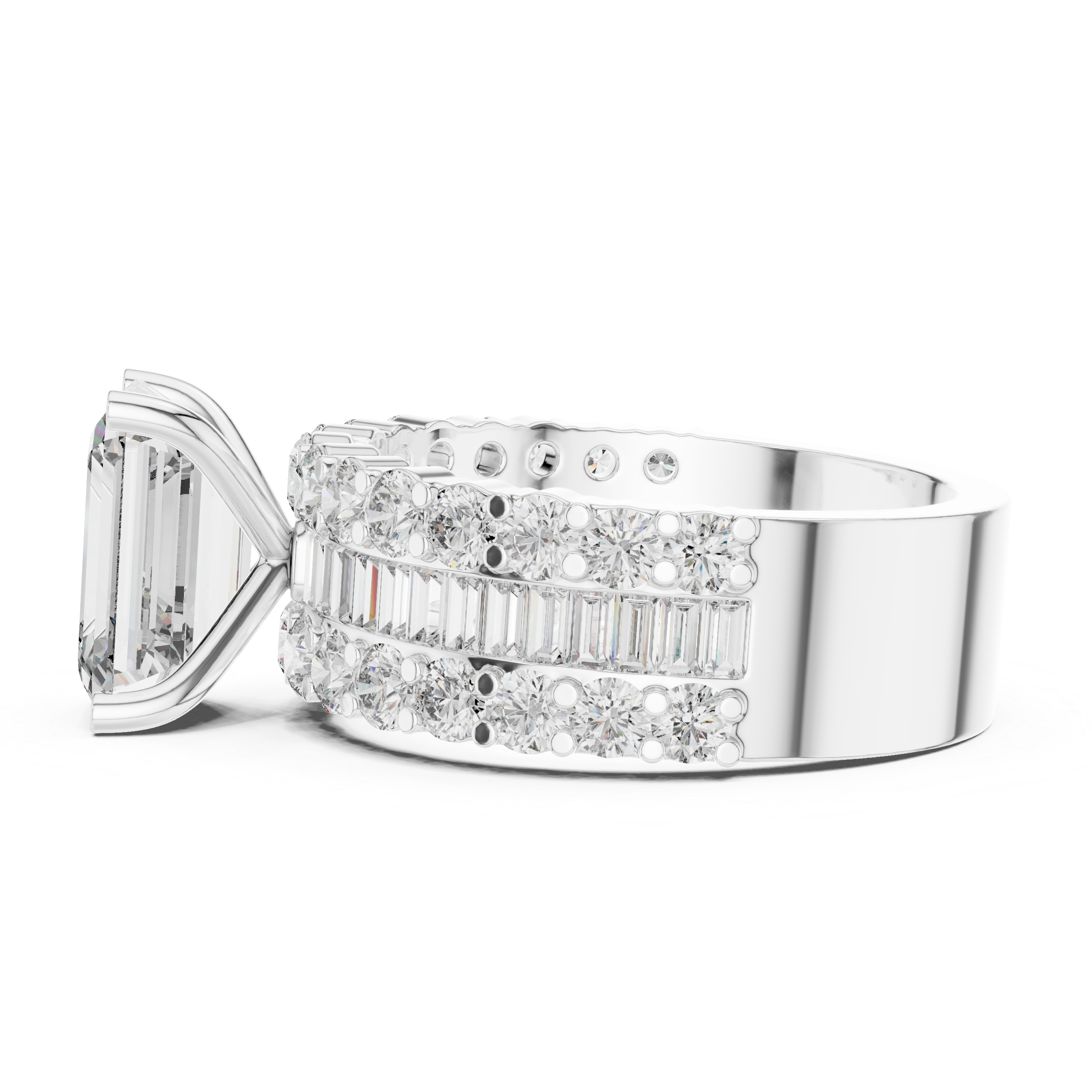 Twin Spark Lab Grown Diamond Duet Ring