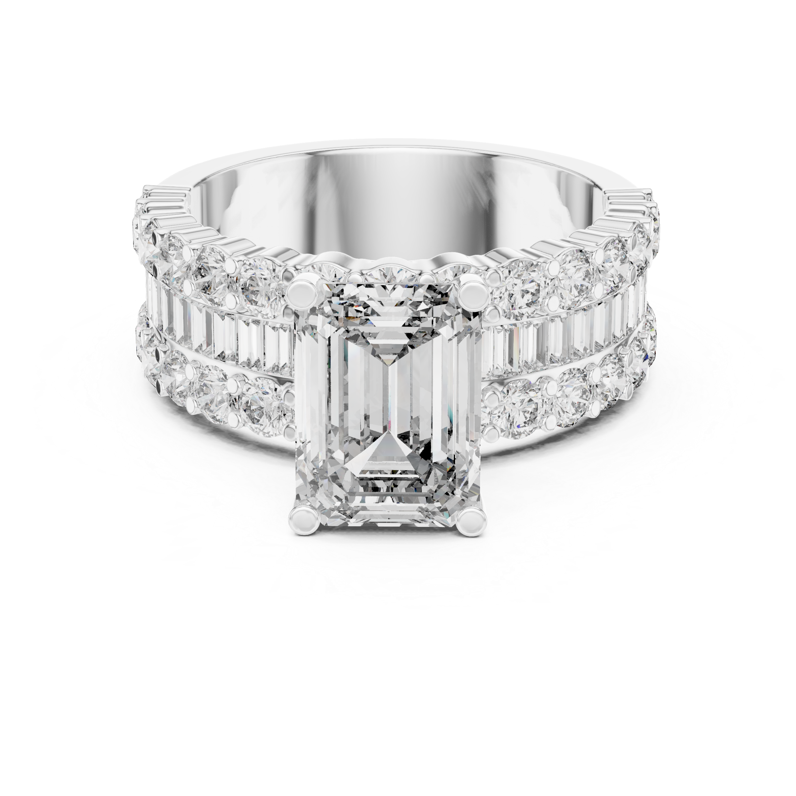 Twin Spark Lab Grown Diamond Duet Ring