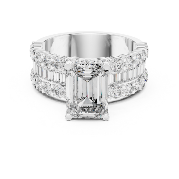 Twin Spark Lab Grown Diamond Duet Ring