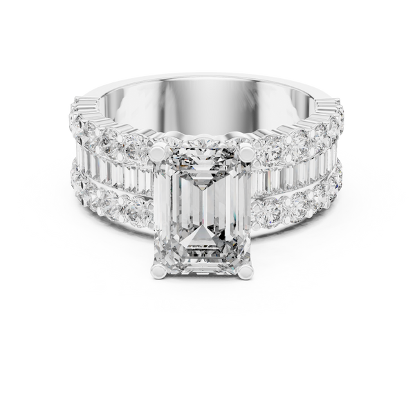 Twin Spark Lab Grown Diamond Duet Ring