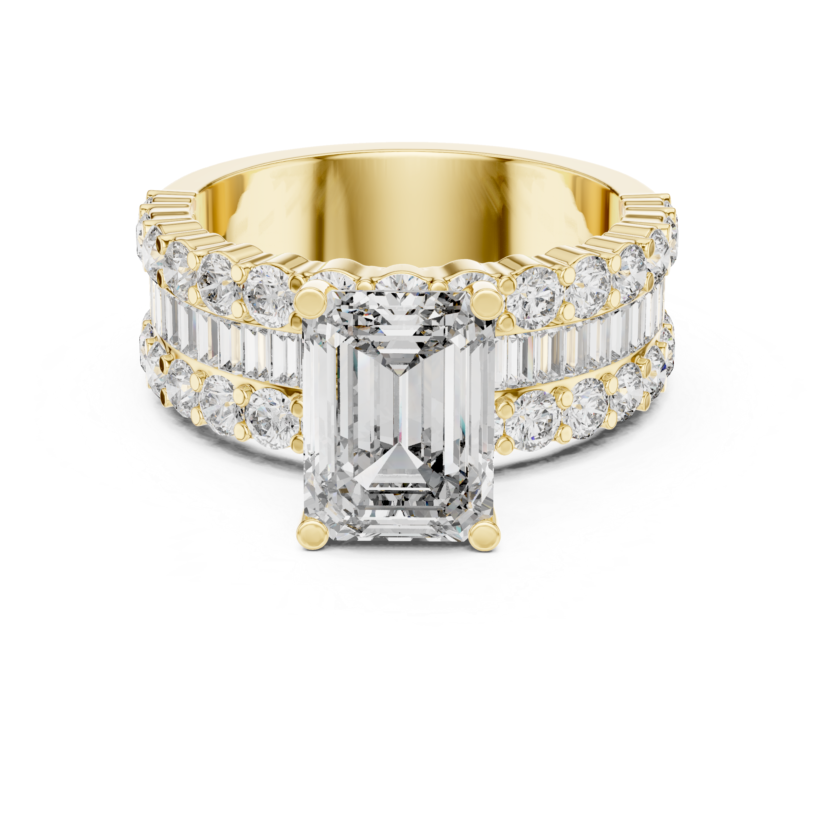 Twin Spark Lab Grown Diamond Duet Ring