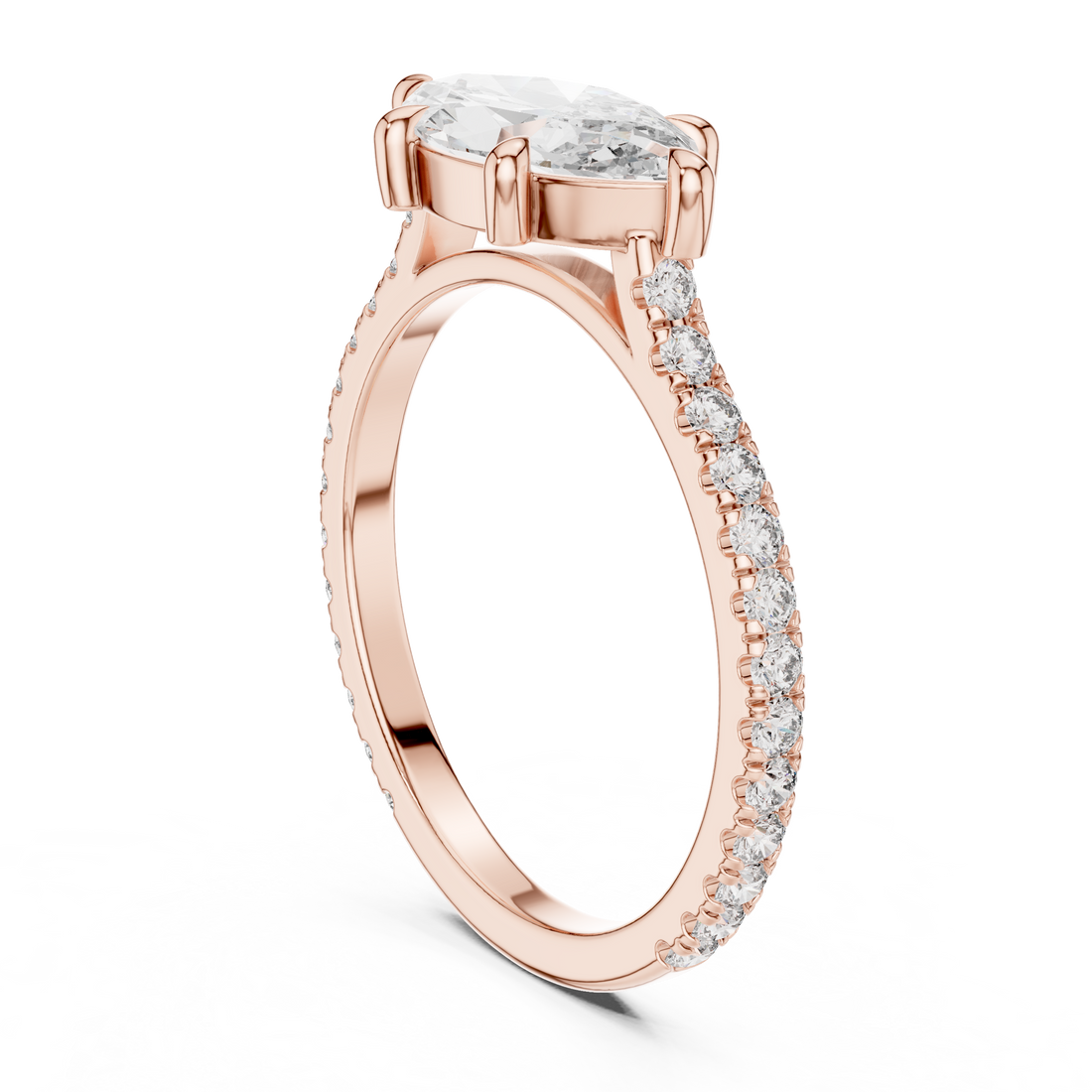 Siren Song Lab Grown Diamond Crisscross Ring