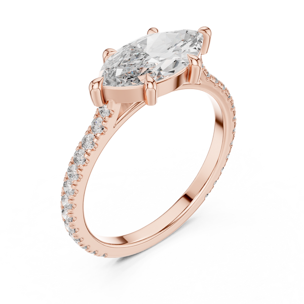 Siren Song Lab Grown Diamond Crisscross Ring