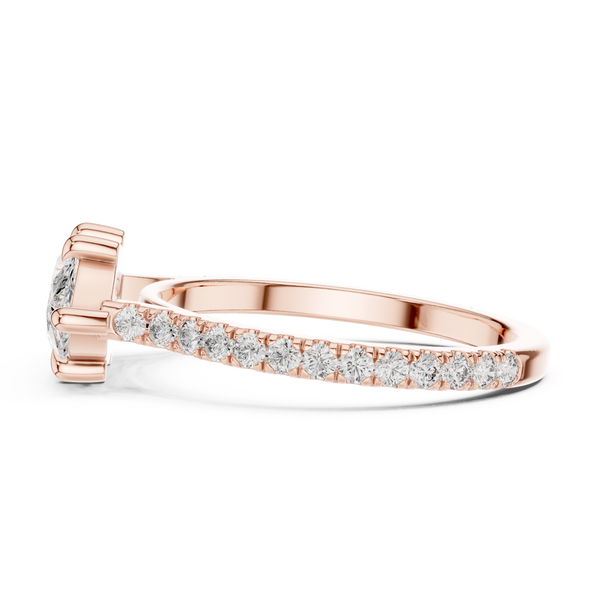 Siren Song Lab Grown Diamond Crisscross Ring