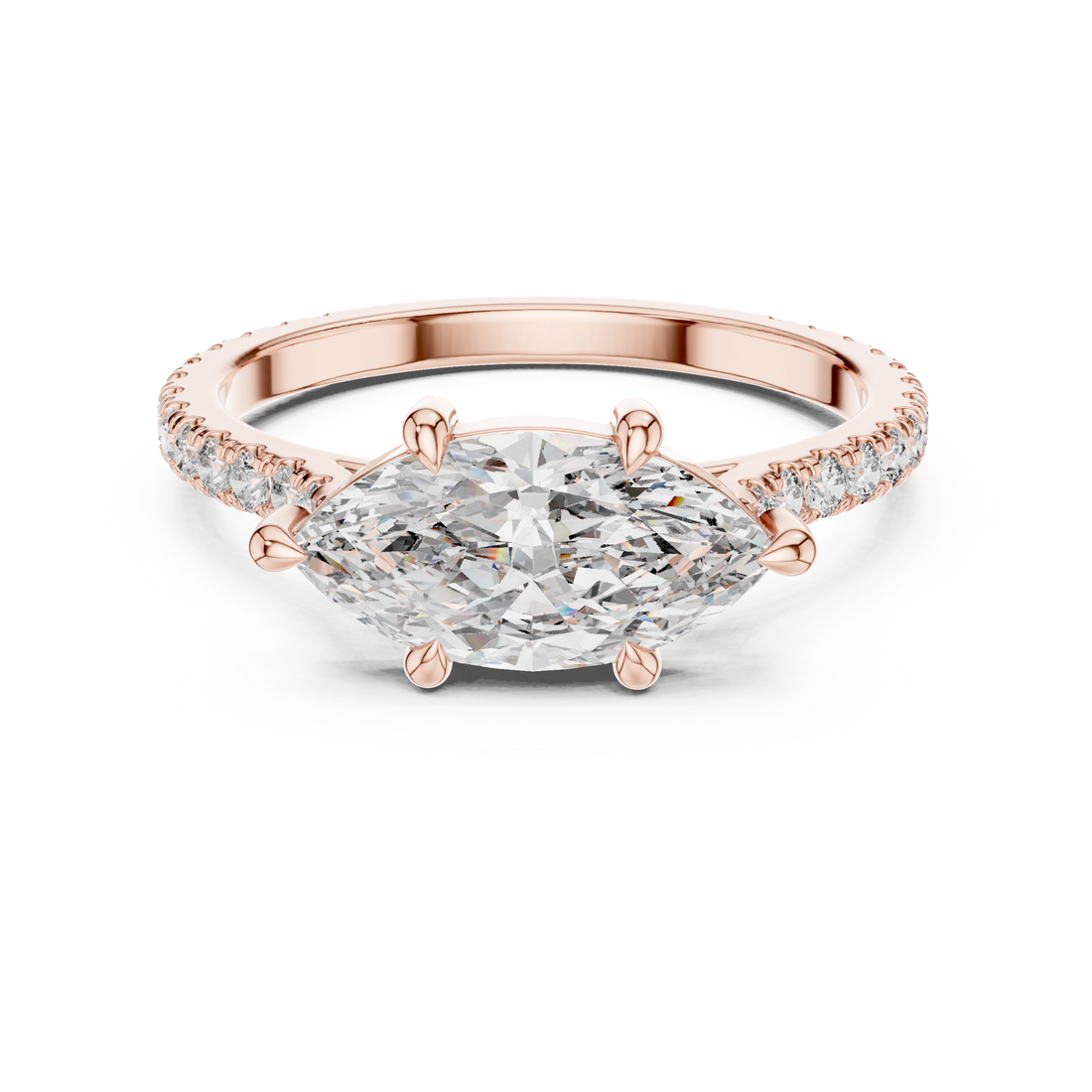 Siren Song Lab Grown Diamond Crisscross Ring