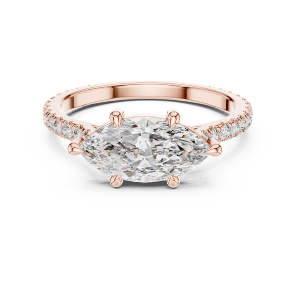 Siren Song Lab Grown Diamond Crisscross Ring