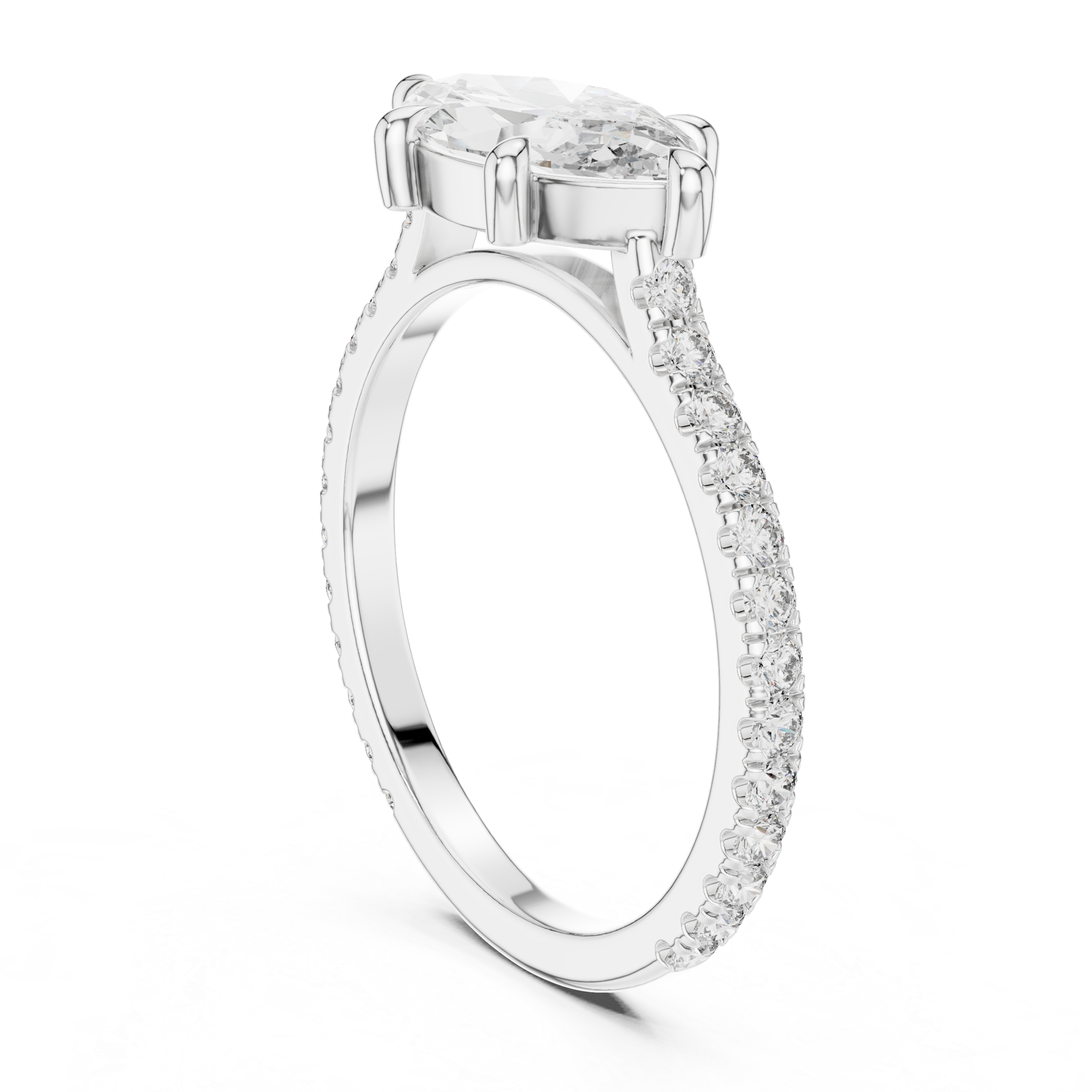 Siren Song Lab Grown Diamond Crisscross Ring