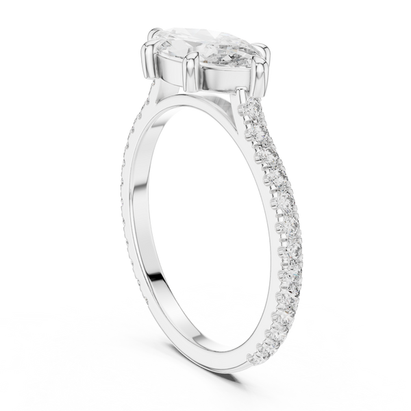 Siren Song Lab Grown Diamond Crisscross Ring