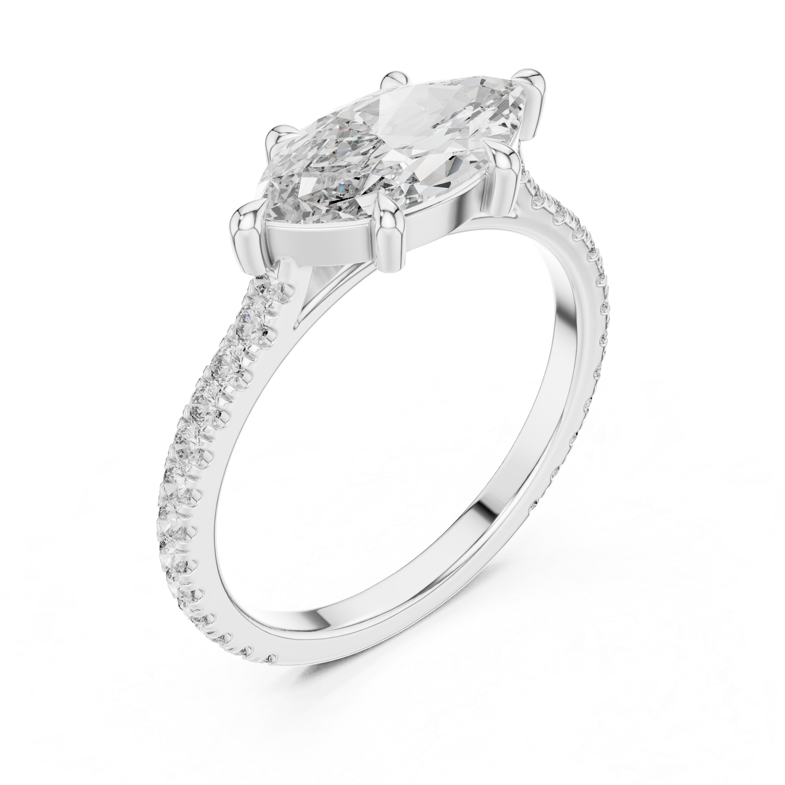Siren Song Lab Grown Diamond Crisscross Ring