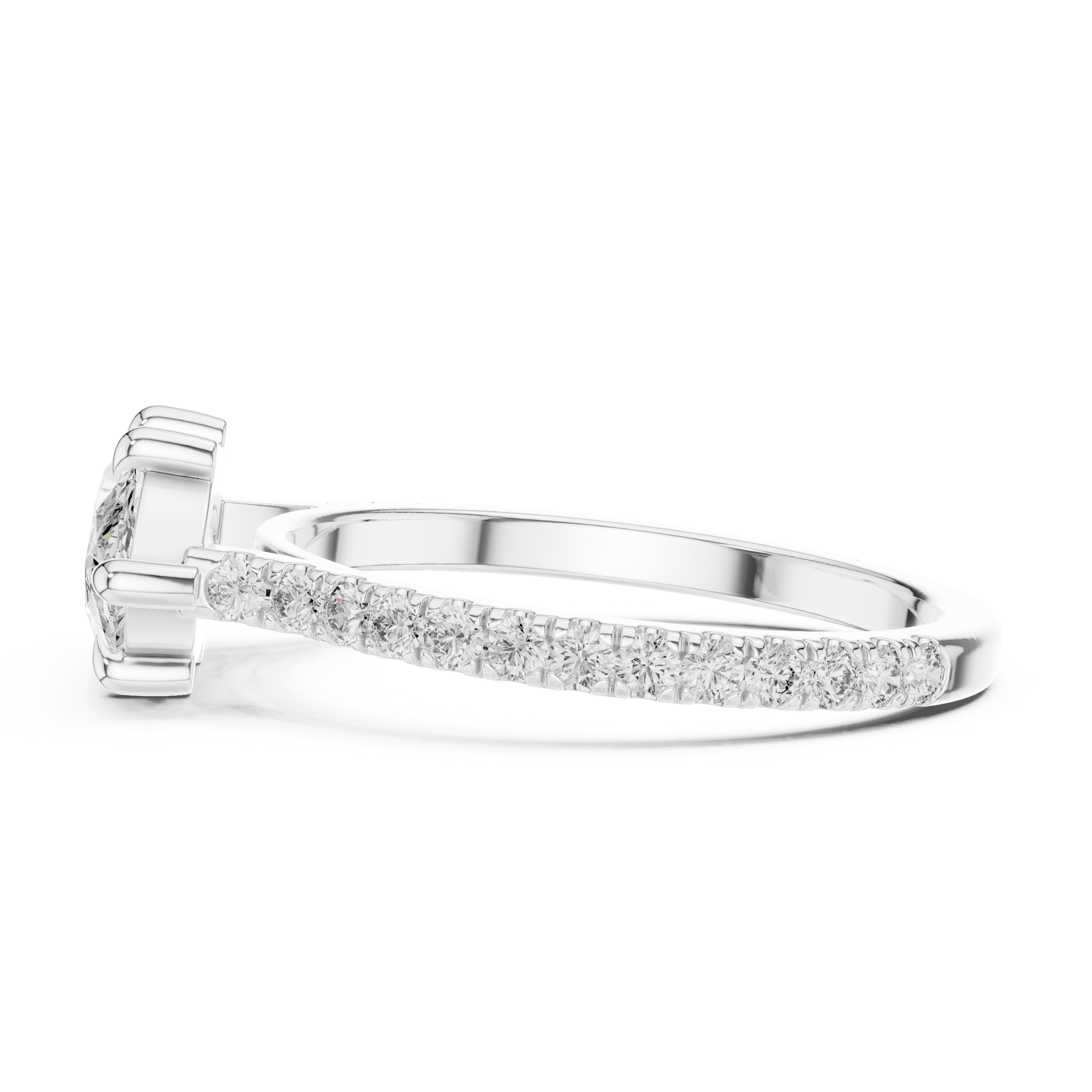 Siren Song Lab Grown Diamond Crisscross Ring