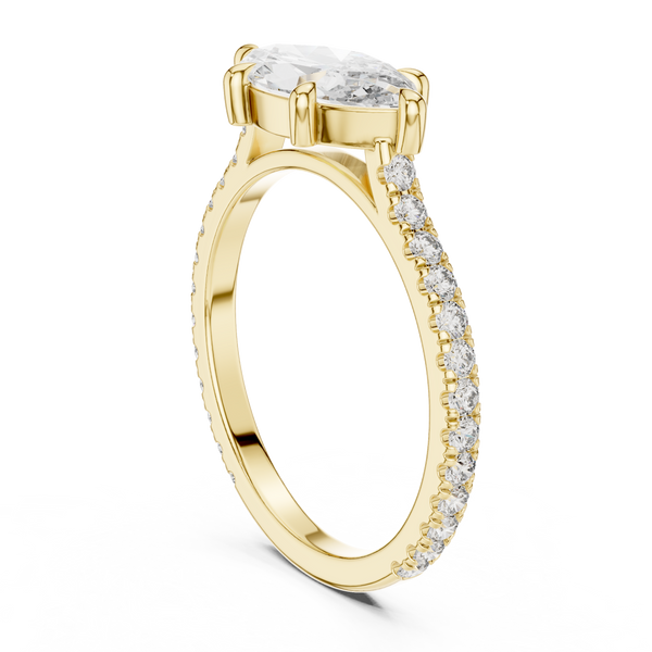 Siren Song Lab Grown Diamond Crisscross Ring