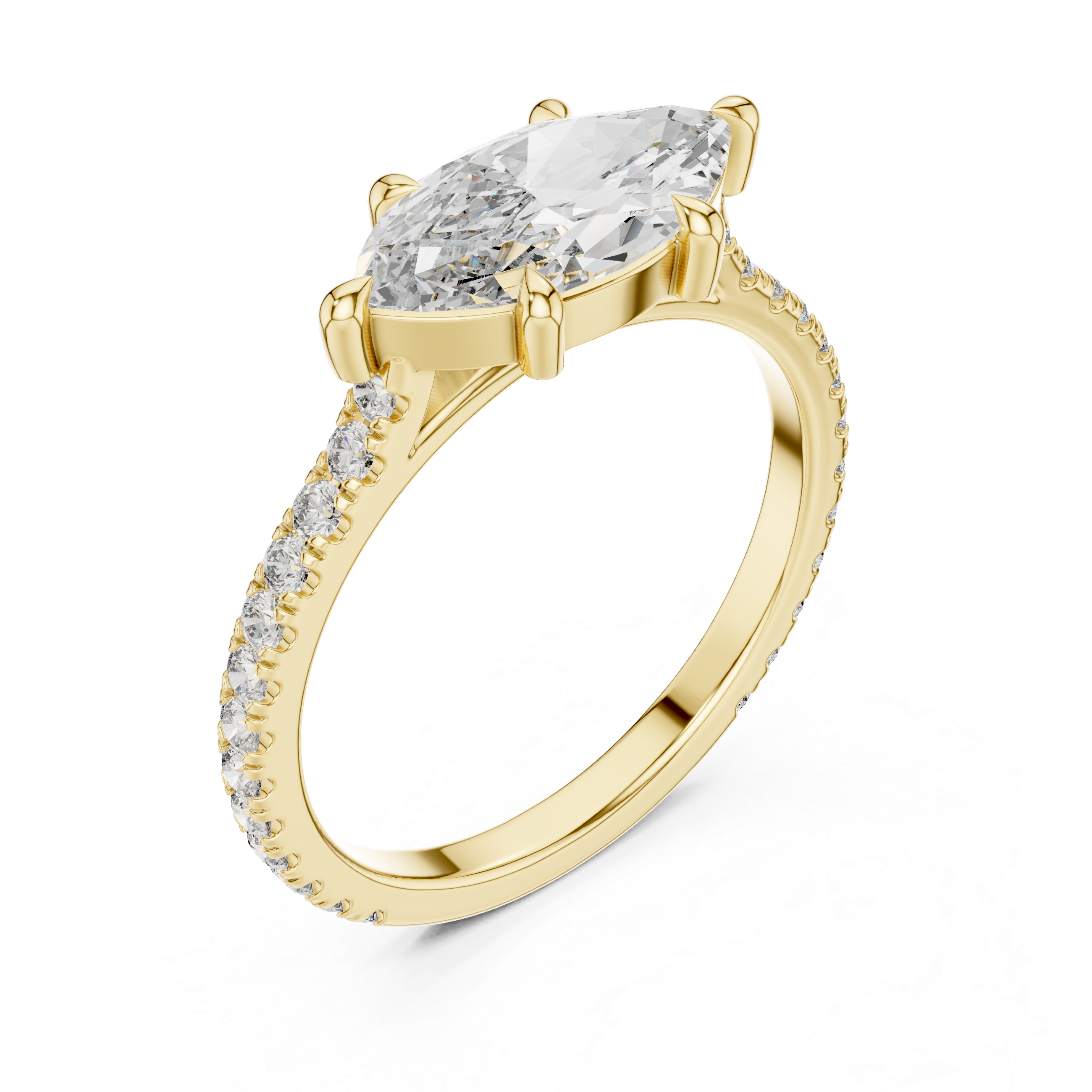 Siren Song Lab Grown Diamond Crisscross Ring