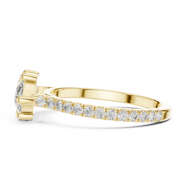 Siren Song Lab Grown Diamond Crisscross Ring