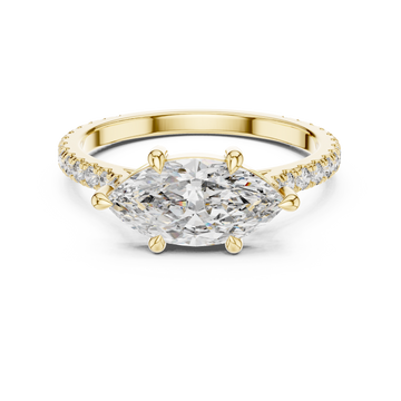Siren Song Lab Grown Diamond Crisscross Ring