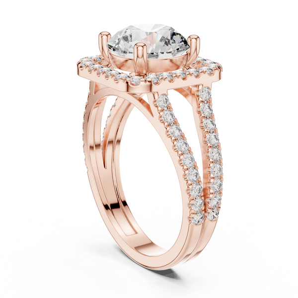 Arctic Ice Lab Grown Diamond Asscher Ring