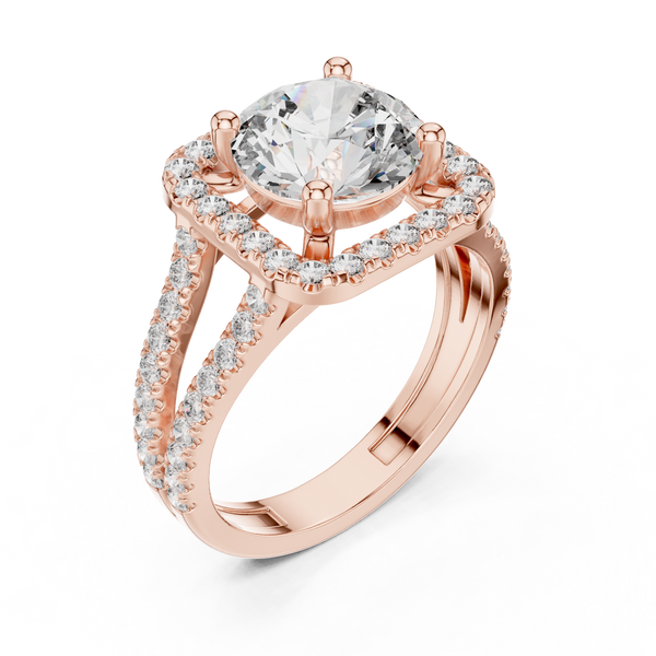 Arctic Ice Lab Grown Diamond Asscher Ring