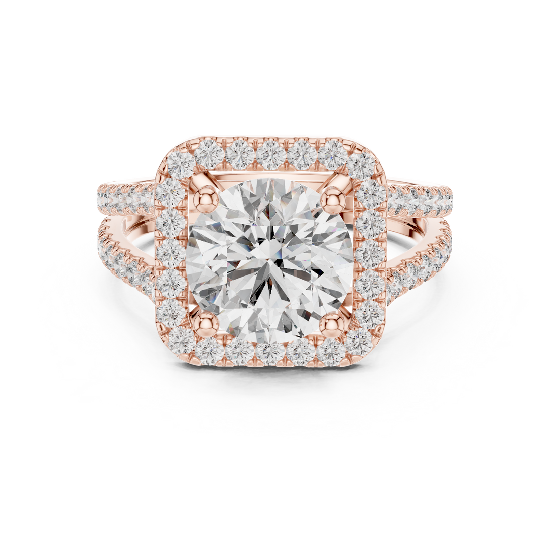 Arctic Ice Lab Grown Diamond Asscher Ring