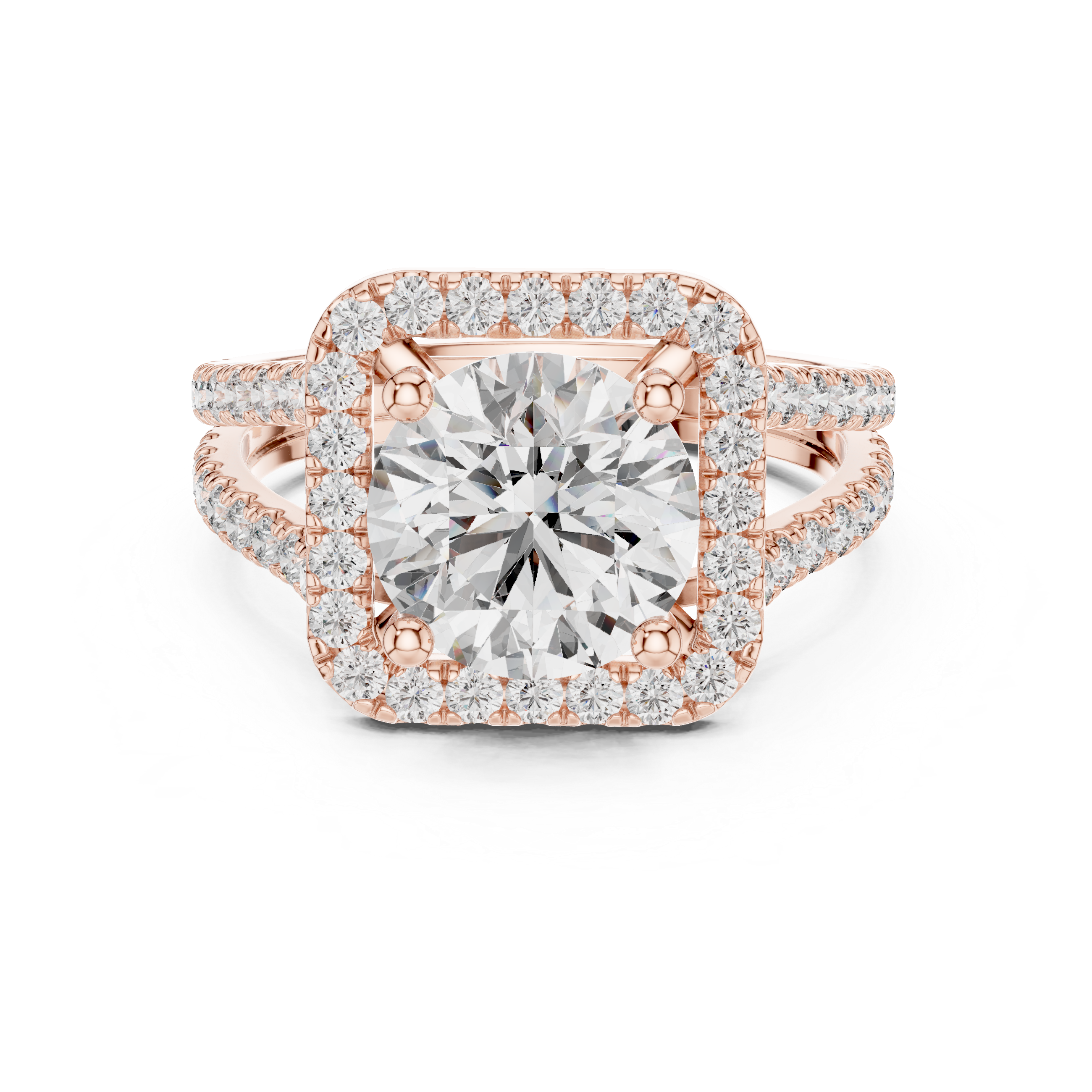 Arctic Ice Lab Grown Diamond Asscher Ring