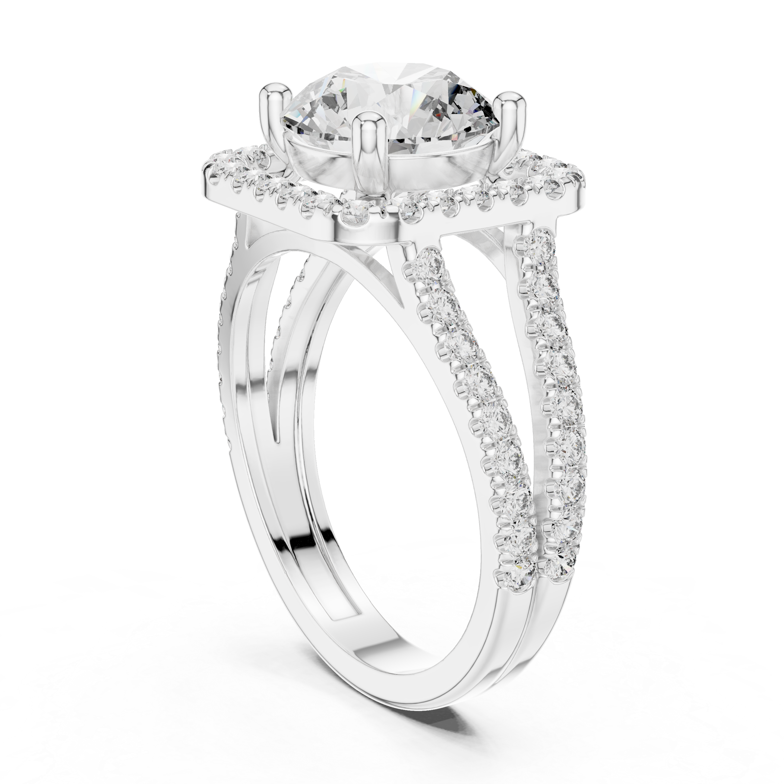 Arctic Ice Lab Grown Diamond Asscher Ring