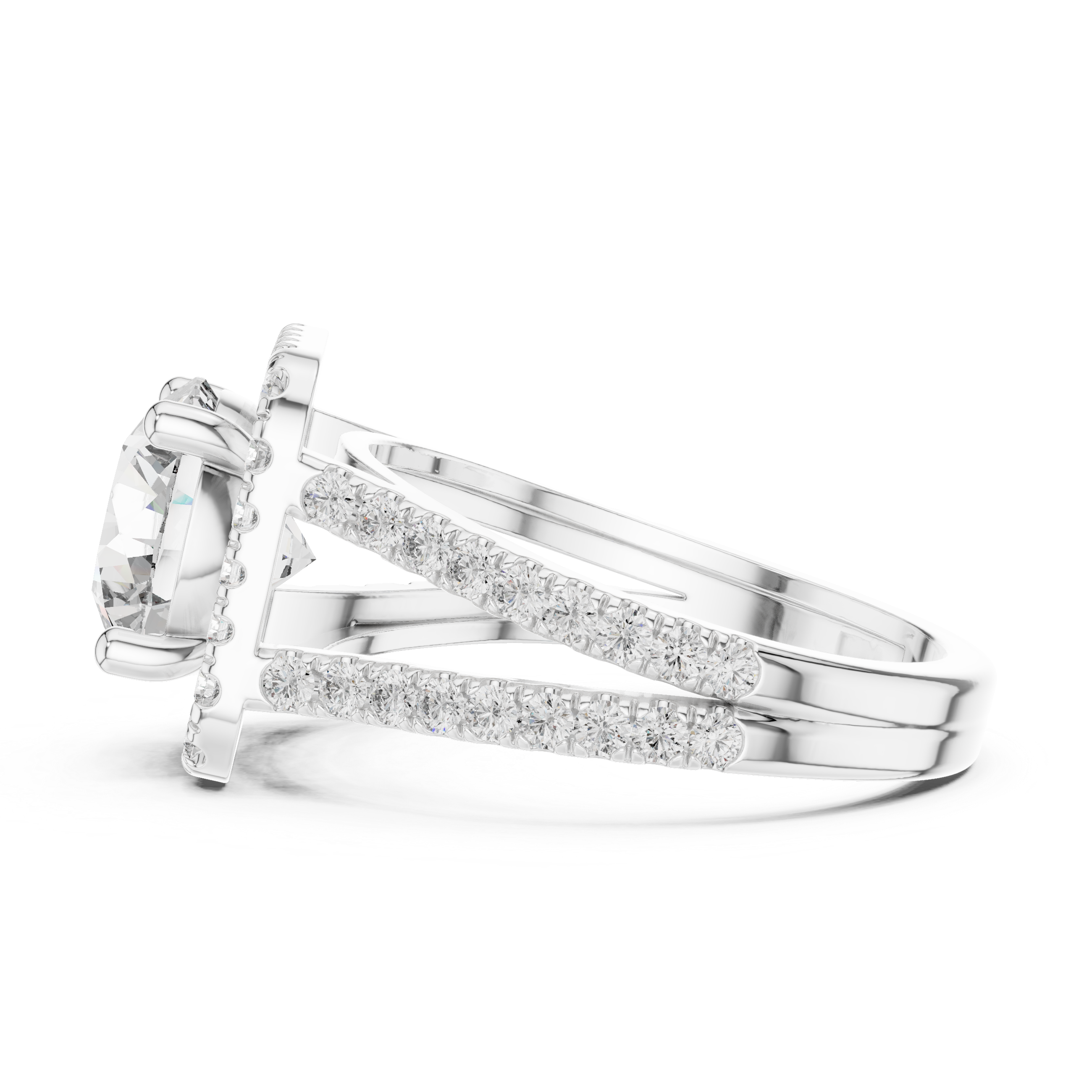 Arctic Ice Lab Grown Diamond Asscher Ring