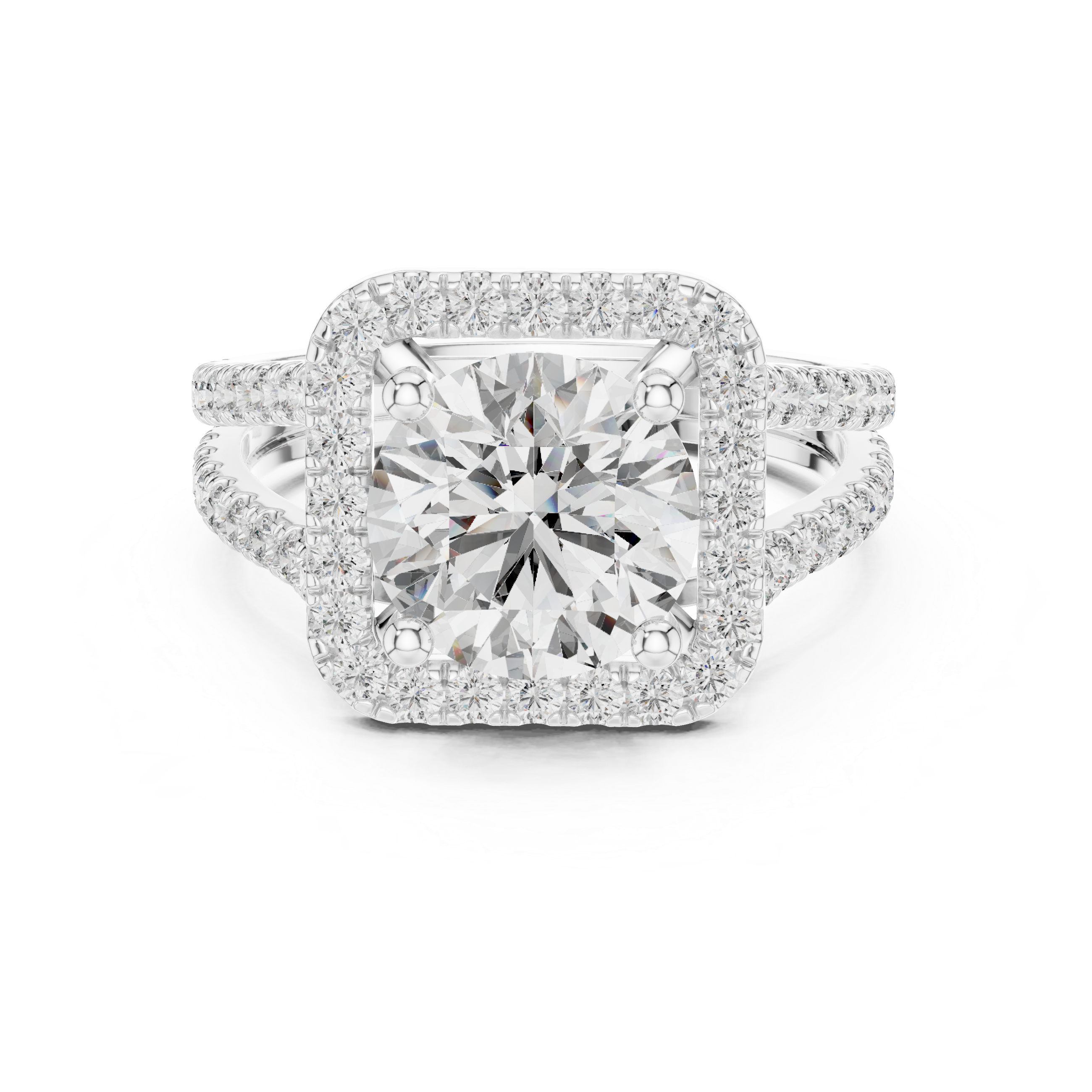 Arctic Ice Lab Grown Diamond Asscher Ring