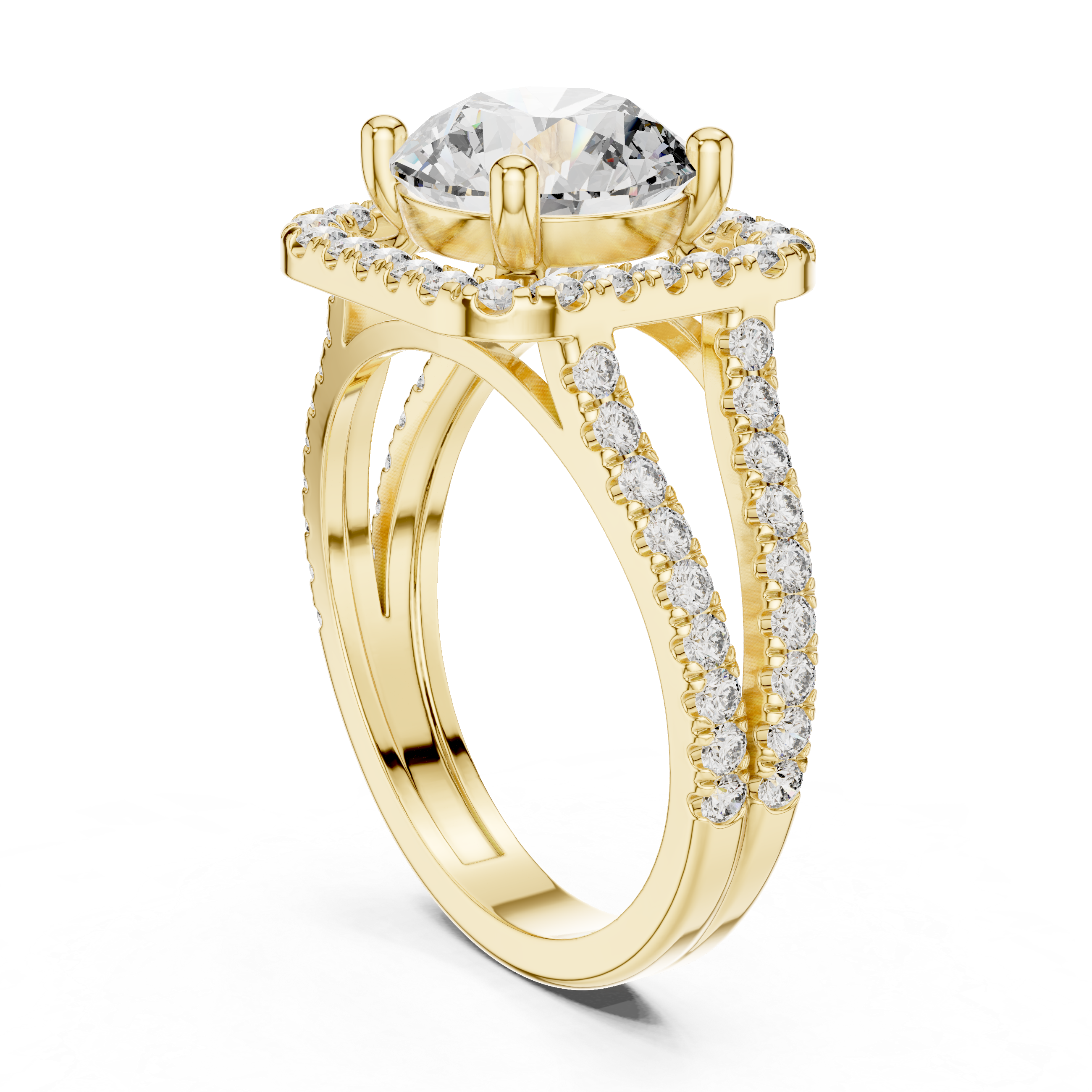 Arctic Ice Lab Grown Diamond Asscher Ring