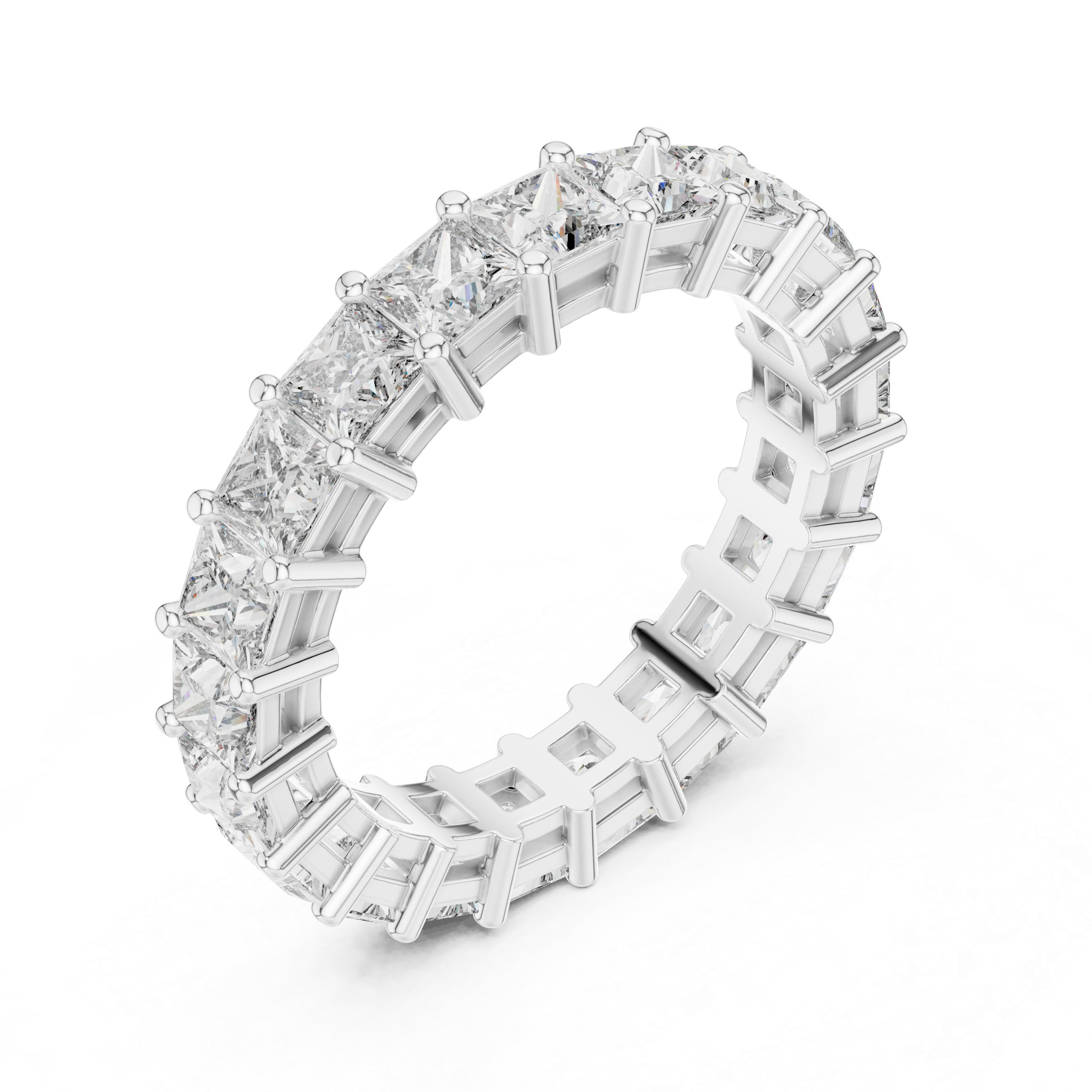 Infinite Path Lab Grown Diamond Infinity Ring