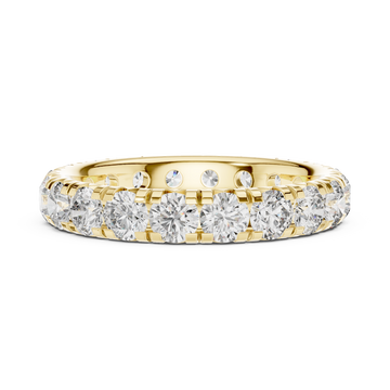 Fluted Bar Diamond Stacking Lab Grown Ring