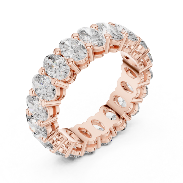 Crystal Lattice Lab Grown Diamond Cross Ring