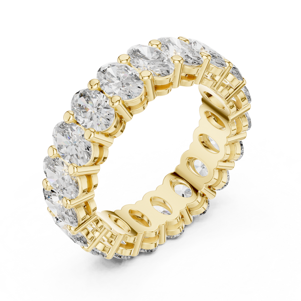 Crystal Lattice Lab Grown Diamond Cross Ring