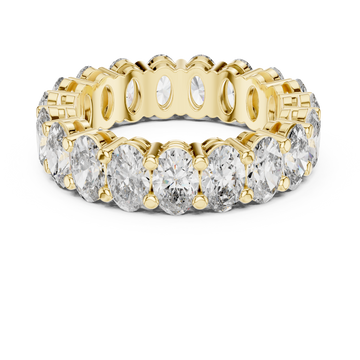 Crystal Lattice Lab Grown Diamond Cross Ring
