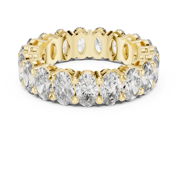 Crystal Lattice Lab Grown Diamond Cross Ring