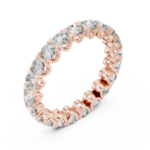 Pebble Path Lab Grown Diamond Beaded Ring