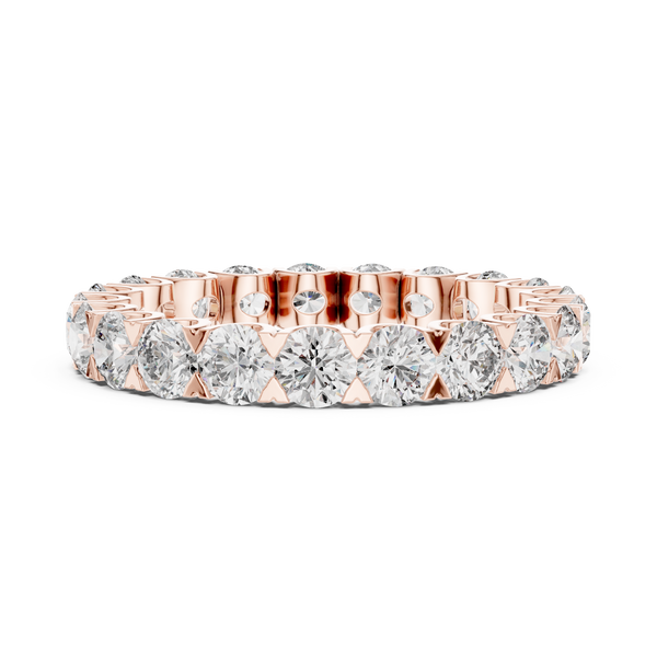 Pebble Path Lab Grown Diamond Beaded Ring