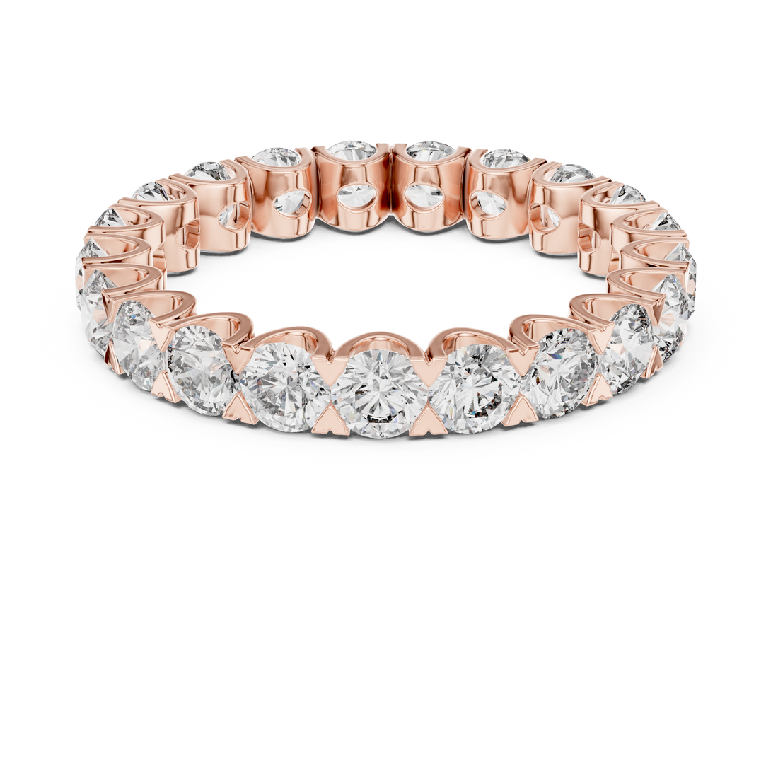 Pebble Path Lab Grown Diamond Beaded Ring