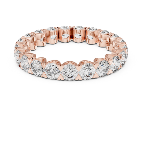 Pebble Path Lab Grown Diamond Beaded Ring